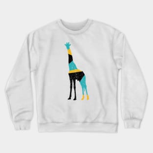 Postmodern Giraffe Crewneck Sweatshirt